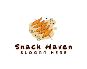 Filipino Kikiam Snack logo design