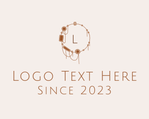 Fabric - Jewelry Necklace Fashion logo design