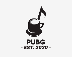 Note - Musical Cup Cafe logo design