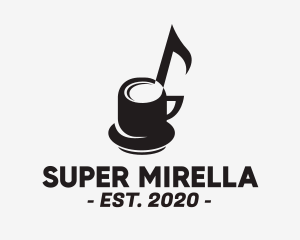 Coffee - Musical Cup Cafe logo design