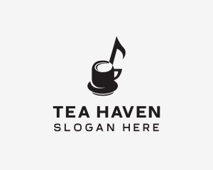 Musical Cup Cafe logo design