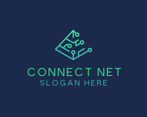 Digital Circuit Connectivity logo design