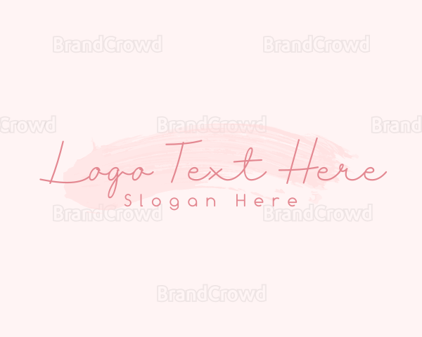 Cosmetics Brush Business Logo