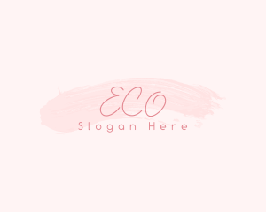 Cosmetics Brush Business Logo