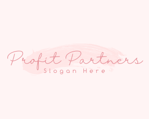 Cosmetics Brush Business Logo