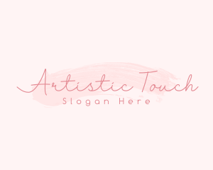 Cosmetics Brush Business logo design