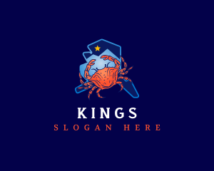 Alaska Crustacean Crab logo design