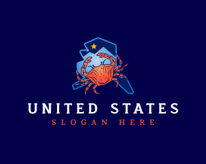 Alaska Crustacean Crab logo design