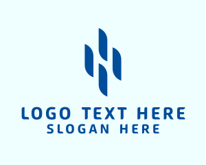 Modern - Digital Company Letter H logo design