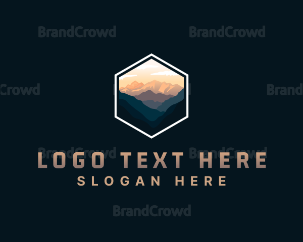 Outdoor Mountain Adventure Logo