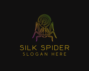 Psychedelic Mystic Spider logo design