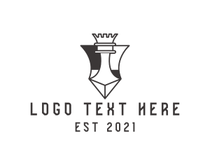 Olympics - Rook Castle Chess Crest logo design