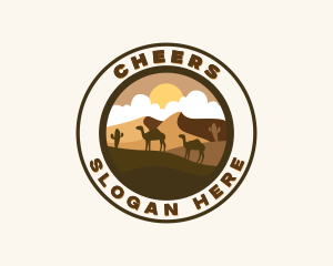 Desert - Camel Desert Sand logo design