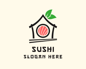 Vegan Sushi Restaurant  logo design