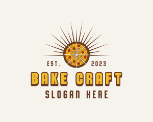 Pizza Pie Food logo design