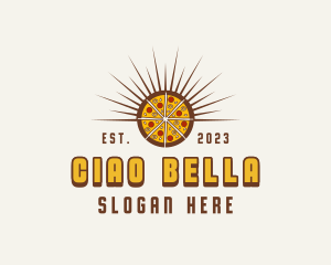 Pizza Pie Food logo design