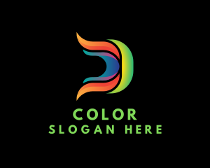 Colorful - Creative Marketing Letter D logo design