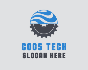 Global Cog Wheel Gear logo design