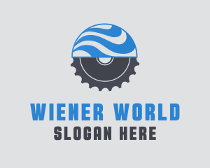 Global Cog Wheel Gear logo design