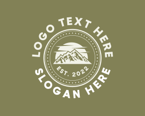 Pine Tree - Rural Mountain Outdoor logo design