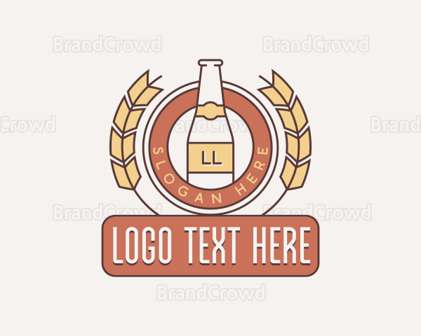 Wheat Beer Brewery Logo