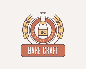 Wheat Beer Brewery logo design