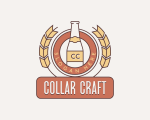 Wheat Beer Brewery logo design