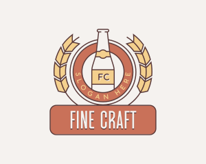 Wheat Beer Brewery logo design