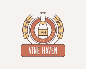 Wheat Beer Brewery logo design