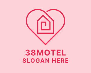 Heart Motel Property logo design