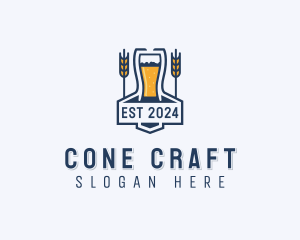 Malt Brewery Bar logo design