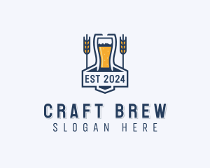 Malt Brewery Bar logo design