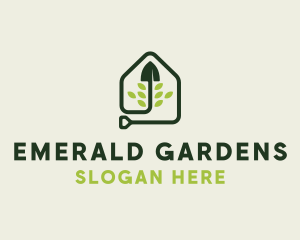 Shovel House Garden logo design