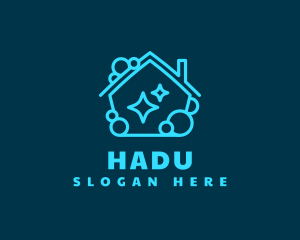 Sparkle - Clean House Housekeeping logo design