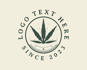 Cannabis - Natural Cannabis Plant logo design
