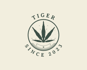Cbd - Natural Cannabis Plant logo design