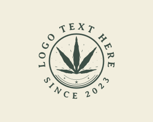 Plantation - Natural Cannabis Plant logo design