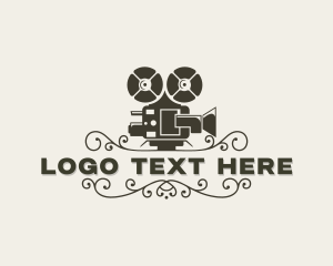 Film - Movie Film Videography logo design