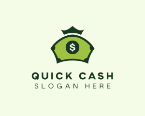 Crown Money Cash logo design