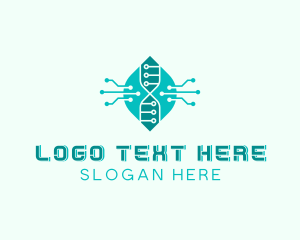 Biology - Leaf Helix Biotechnology logo design
