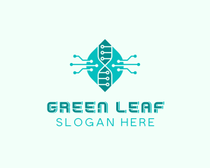 Leaf Helix Biotechnology logo design