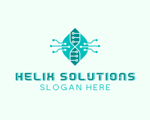 Leaf Helix Biotechnology logo design