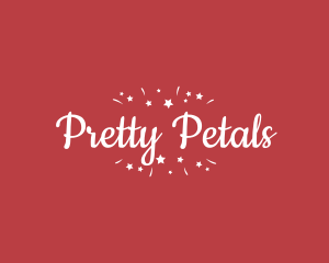 Girly - Girly Cursive Sparkle logo design