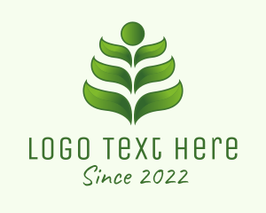 Three Dimension - 3D Leaf Agriculture logo design