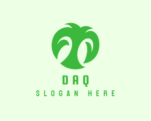 Green Organic Letter T Logo