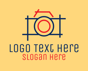 Picture - Minimal Photography Camera logo design