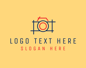 Instagram - Minimal Photography Camera logo design