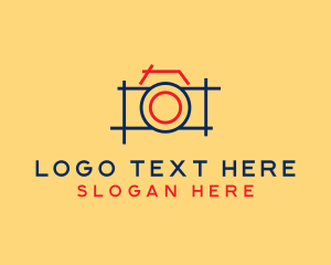 Blog - Minimal Photography Camera logo design