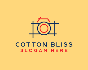 Minimal Photography Camera logo design