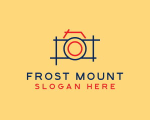 Minimal Photography Camera logo design